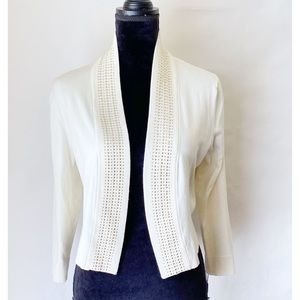 NEW CALVIN KLEIN stud embellished shrug cardigan